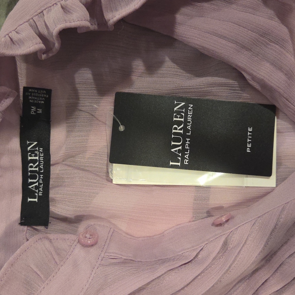 Ralph Lauren Georgette Blouse, M - Picture 7 of 9